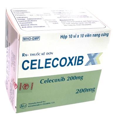 3661. Celecoxib - (Celecoxib 200mg) - [Thùng 144 hộp; hộp 10 vỉ; vỉ 10 viên] Khánh Hòa - Việt Nam