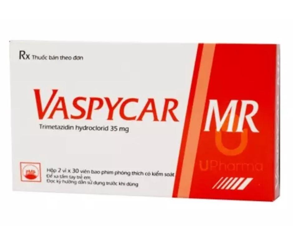 2841. Vaspycar Mr (Tđsh Với Vastarel Mr) - (Trimetazidin 35mg) - [Thùng 160 Hộp; Hộp 2 Vỉ; Vỉ 30 Viên] Pymepharco - Việt Nam