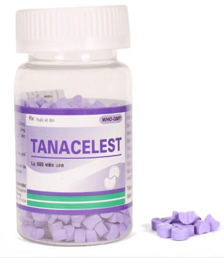 5483. TANACELEST (Nén tím) - (Betamethason 0,25mg + Dexclorpheniramin maleat 2mg) - [Thùng 162 Chai; Chai 500 Viên] Thành Nam - Việt Nam