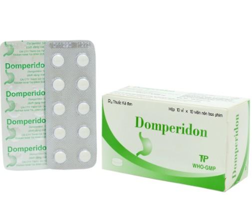5492. DOMPERIDON - (Domperidon 10mg) - [Thùng 216 Hộp; Hộp 10 Vỉ; Vỉ 10 Viên] Thành Nam - Việt Nam