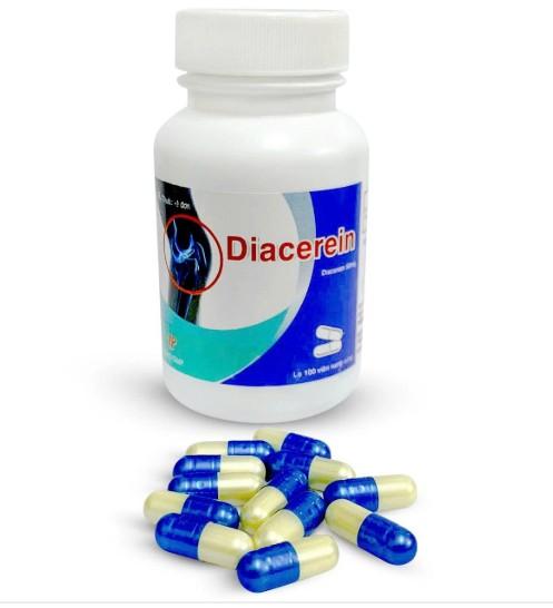5494. DIACEREIN - (Diacerein 50mg) - [Thùng 150 Chai; Chai 100 Viên] Thành Nam - Việt Nam