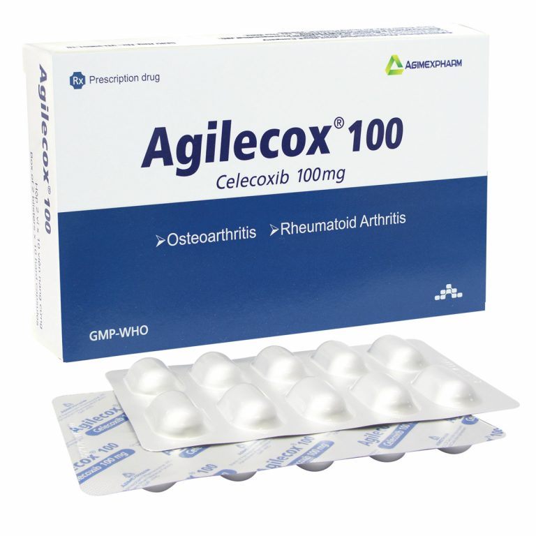 1204. Agilecox 100 Alu - (Celecoxib 100mg) - [Thùng 144 hộp; hộp 2 vỉ; vỉ 10 viên] Agimexpharm - Việt Nam