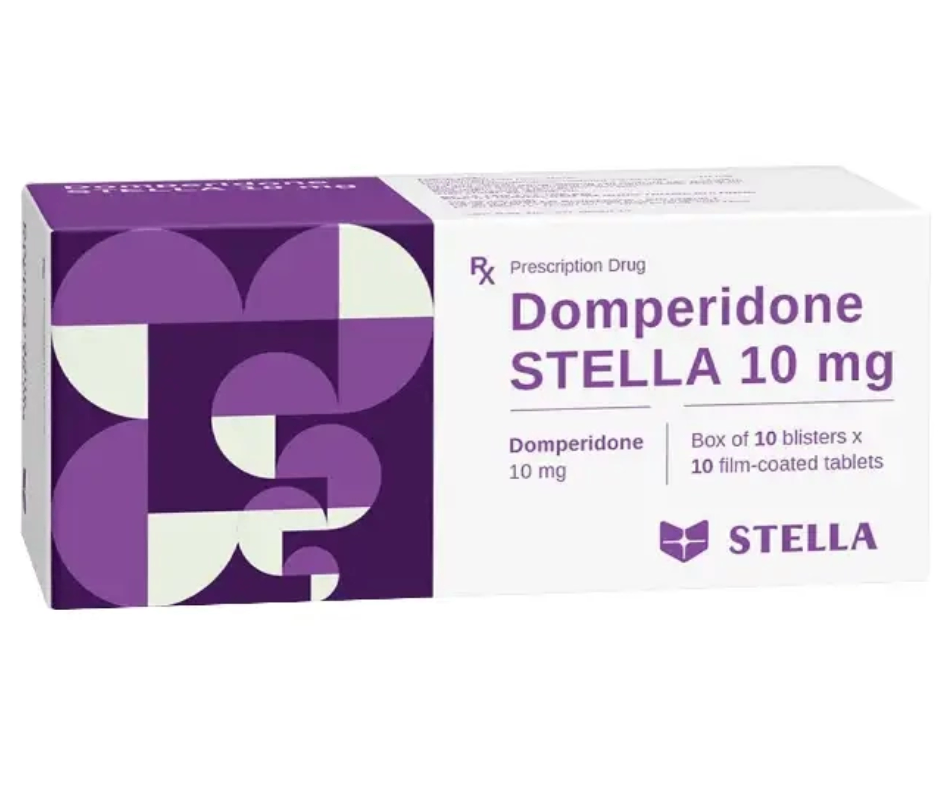 1971. Domperidone Stella 10Mg - (Domperidone 10mg) - [Thùng 120 Hộp; Hộp 10 Vỉ; Vỉ 10 Viên] Stella - Việt Nam
