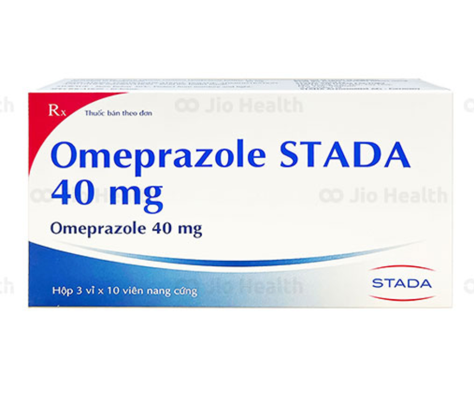 2754. Omeprazole Stada 40 Mg - (Omeprazole 40mg) - [Thùng 224 hộp; hộp 3 vỉ; vỉ 10 viên] Pymepharco - Việt Nam