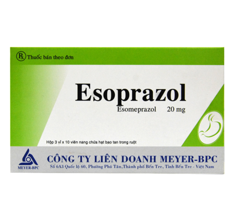 3246. Esoprazol (Alu) - (Esomeprazol 20mg) - [Thùng 81 hộp; hộp 3 vỉ; vỉ 10 viên] Meyer-Bpc - Việt Nam