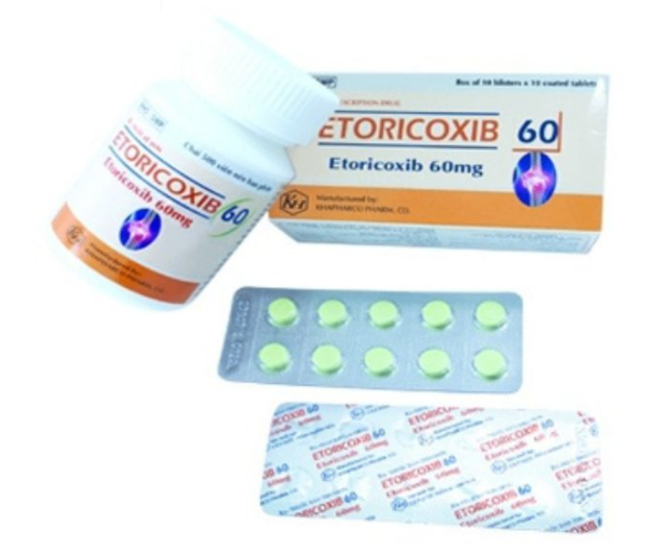 3682. Etoricoxib 60 - (Etoricoxib 60mg) - [Thùng 336 hộp; hộp 10 vỉ; vỉ 10 viên] Khánh Hòa - Việt Nam