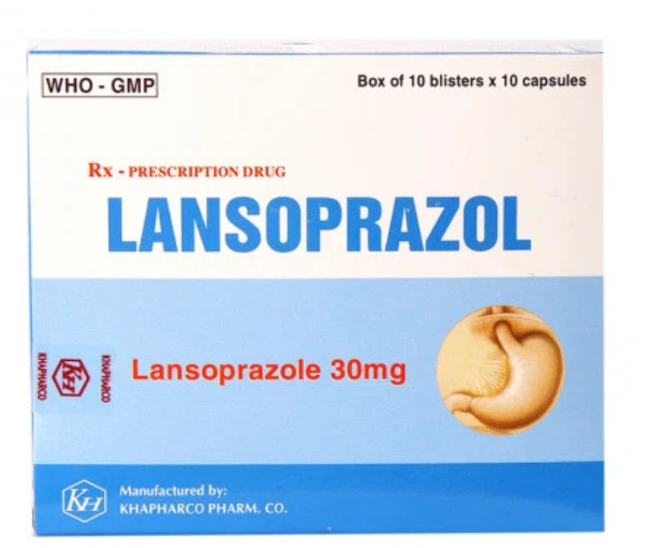 3726. Lansoprazol - (Lansoprazol 30mg) - [Thùng 210 Hộp; Hộp 10 Vỉ; Vỉ 10 Viên] Khánh Hòa - Việt Nam