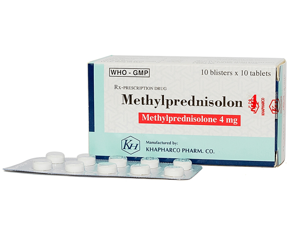 3732. Methylprednisolon 4Mg - (Methyl prednisolon 4mg) - [Thùng 336 hộp; hộp 10 vỉ; vỉ 10 viên] Khánh Hòa - Việt Nam