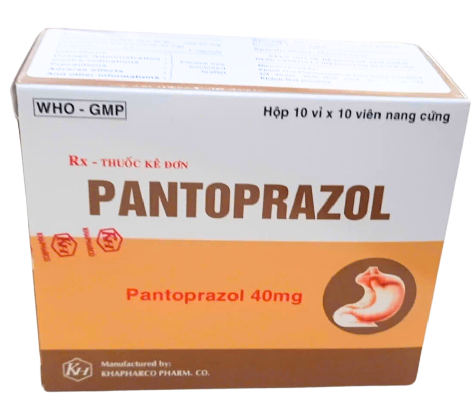 3742. Pantoprazol - (Pantoprazol 40mg) - [Thùng 182 hộp; hộp 10 vỉ; vỉ 10 viên] Khánh Hòa - Việt Nam
