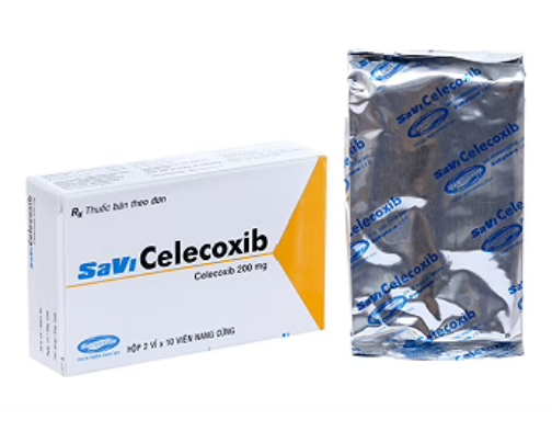 2571. Savi Celecoxib - (Celecoxib 200mg) - [Thùng 190 hộp; hộp 2 vỉ; vỉ 10 viên] Savipharm - Việt Nam