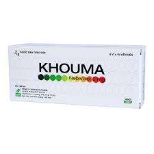 4635. Khouma - (Nebivolol 5mg) - [Thùng 198 Hộp; Hộp 6 Vỉ; Vỉ 10 Viên] Davipharm - Việt Nam