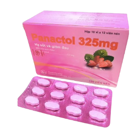 5006. Panactol 325Mg - (Paracetamol 325mg) - [Thùng 100 hộp; hộp 10 vỉ; vỉ 12 viên] Khánh Hòa - Việt Nam