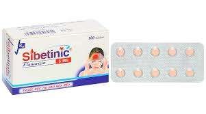 1756. Sibetinic - (Fulunarizin 5mg) - [Thùng 100 hộp; hộp 10 vỉ; vỉ 10 viên] Nic Pharma - Viêt Nam