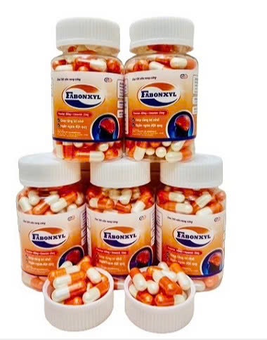 4965. Fabonxyl - (Piracetam 400mg + Cinnarizin 25mg) - [Thùng 144 chai; chai 100 viên] Armephaco - Việt Nam