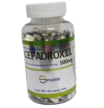 5171. Cefadroxil 500Mg - (Cefadroxil 500mg) - [Thùng 50 chai; chai 200 viên] S.pharm - Việt Nam