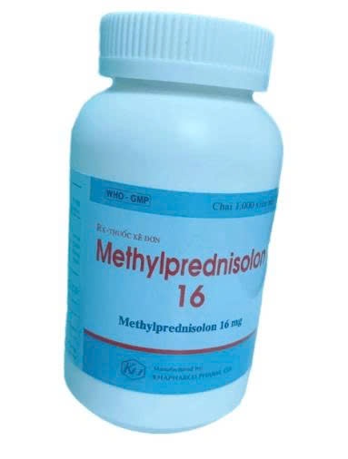 5211. Methylprednisolone 16 - (Methylprednisolone acetat 16mg) - [Thùng 70 chai; chai 1000 viên] Khánh Hòa - Việt Nam
