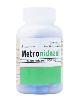 5242. Metronidazol - (Metronidazol 500mg) - [Thùng 100 chai; chai 100 viên] Đồng Nai - Việt Nam