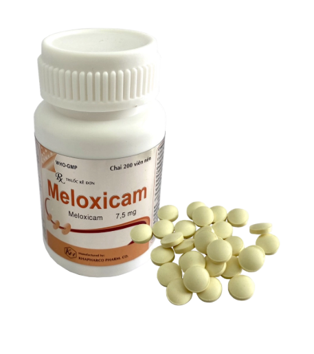 5387. Meloxicam - (Meloxicam 7.5mg) - [Thùng 450 chai; chai 200 viên] Khánh Hòa - Việt Nam