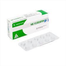 4590. Rx Meyerdipin - (Amlodipin 5mg) - [Thùng 192 Hộp; Hộp 5 Vỉ; Vỉ 10 Viên] Meyer - Bpc