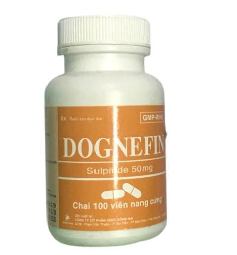 5617. DOGNEFIN - (Sulpirid 50mg) - [Thùng 138 Chai; Chai 100 Viên] Đồng Nai - Việt Nam