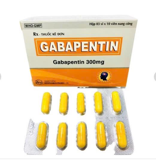 5649. GABAPENTIN - (Gabapentin 300mg) - [Thùng 100 Hộp; Hộp 3 Vỉ; Vỉ 10 Viên] Khánh Hòa - Việt Nam
