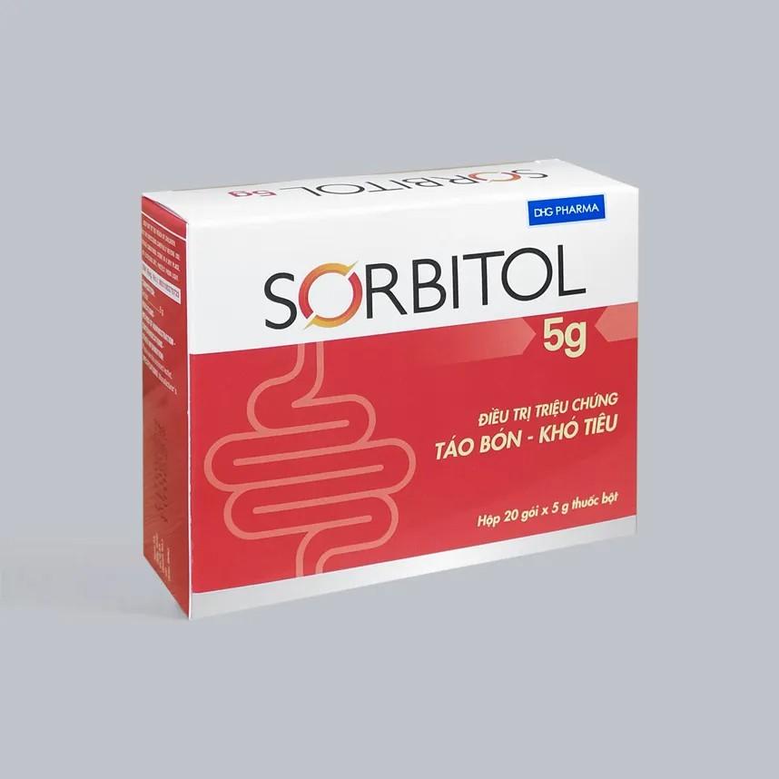 5736. Sorbitol - (Sorbitol 5 g) - [Thùng 72 Hộp; Hộp 20 Gói; Gói 5 G] DHG Pharma - Việt Nam
