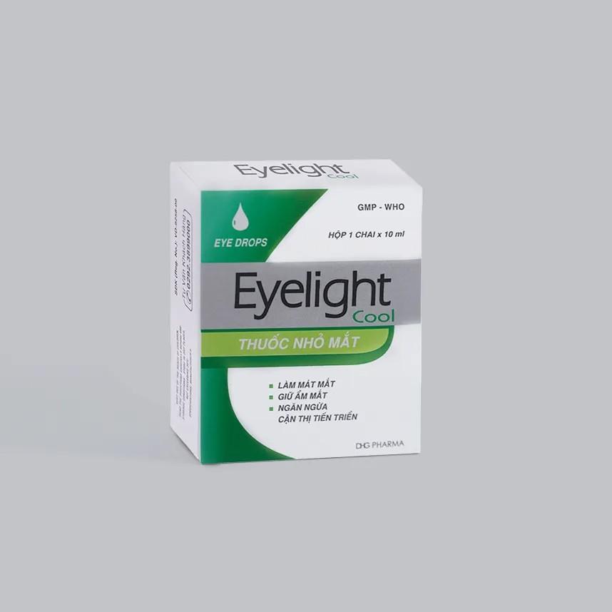 5762. Eyelight Cool - (Natri chondroitin sulfat 25mg + Vitamin B6 10mg + Borneol 2mg) - [Thùng 240 Hộp; Hộp 1 Chai; Chai 10 Ml] Dhg Pharma - Việt Nam