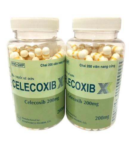 4927. Celecoxib - (Celecoxib 200mg) - [Thùng 126 Chai; Chai 200 Viên] Khánh Hòa - Việt Nam