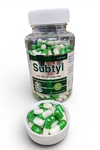 5796. Subtyl - (Lactobacillus Bulgaricus 1x10⁷ CFU) - [Thùng 100 Chai; Chai 200 Viên] Mekophar - Việt Nam