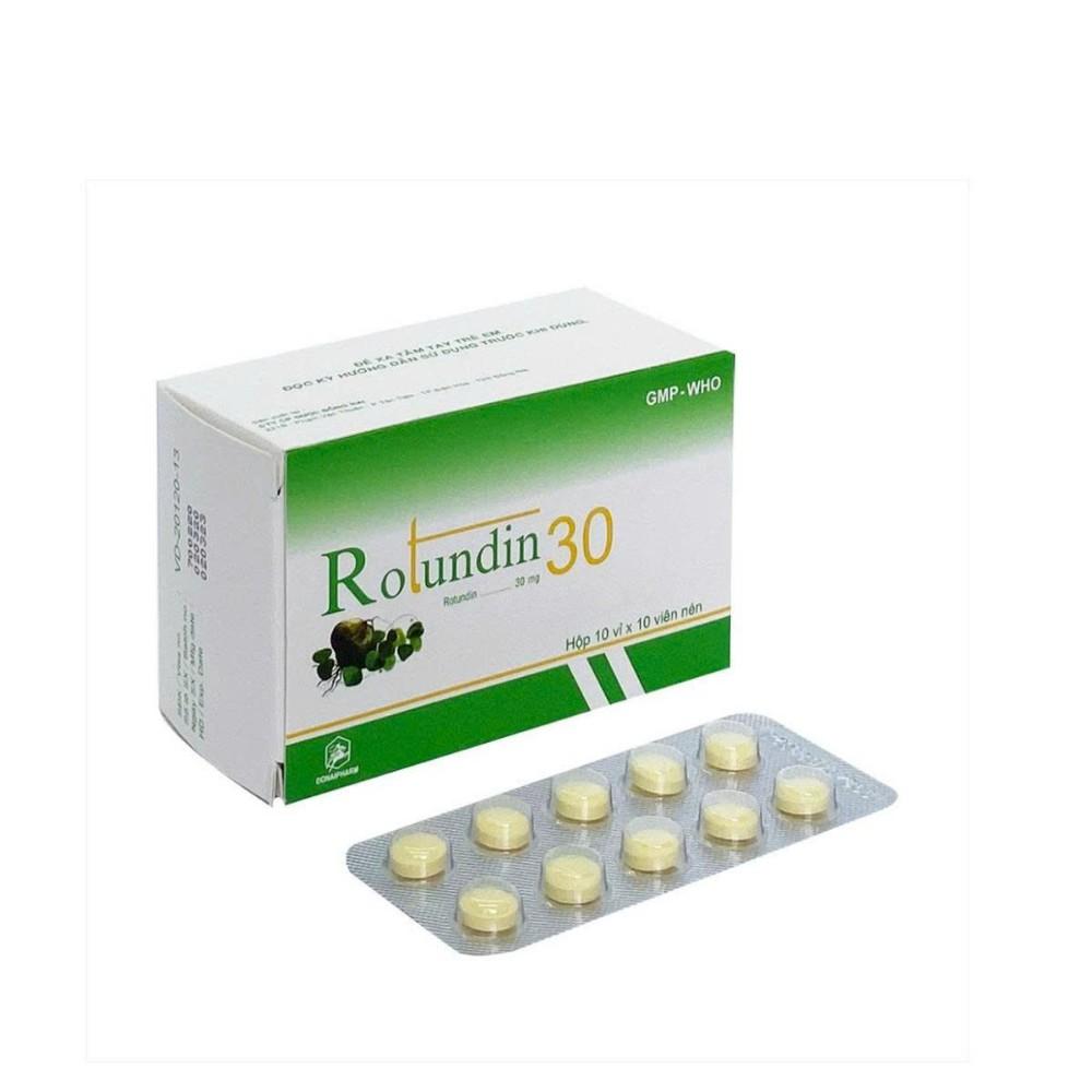 5801. Rotundin - (Rotundin 30mg) - [Thùng 112 Hộp; Hộp 10 Vỉ; Vỉ 10 Viên] Đồng Nai - Việt Nam