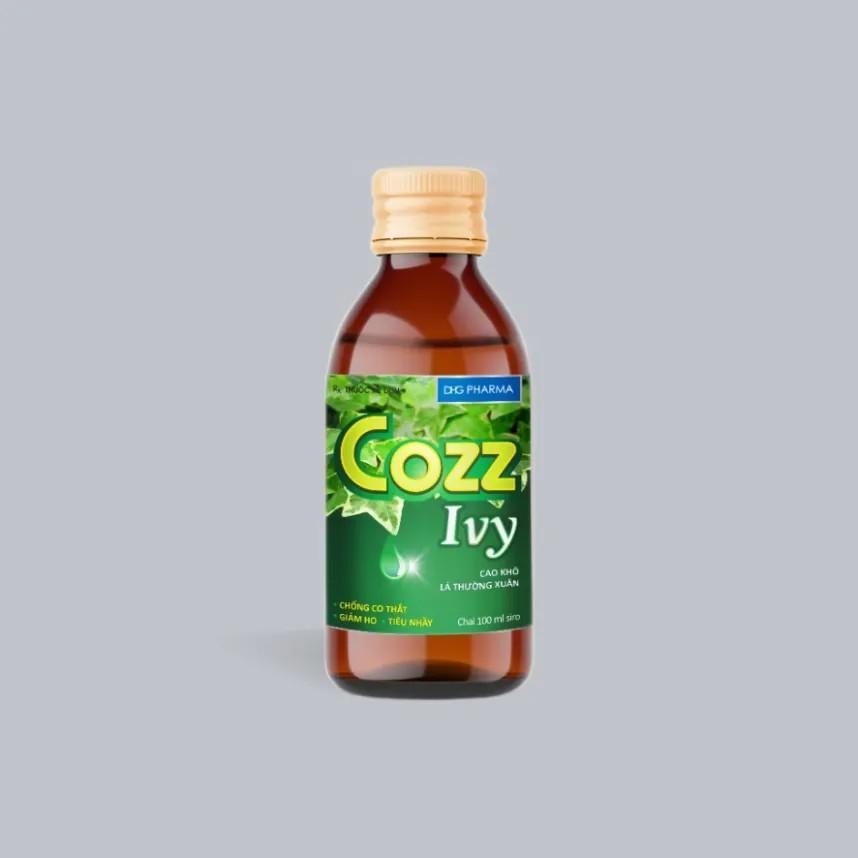 5837. Cozz Ivy - (Cao khô lá thường xuân 0,42g/60ml) - [Thùng 50 Chai; Chai 100 ml] DHG Pharma - Việt Nam