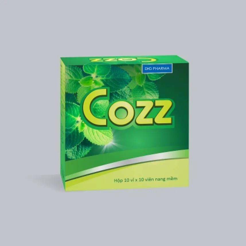 5838. COZZ - (Eucalyptol 100mg) - [Thùng 81 Hộp; Hộp 10 Vỉ; Vỉ 10 Viên] DHG Pharma - Việt Nam