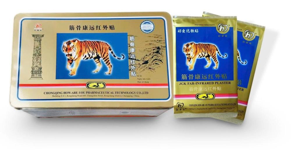 5992. Miếng Dán Giảm Đau Cơ Xương Khớp - [Thùng 12 Hộp; Hộp 100 Gói; Gói 4 Miếng] Trung Quốc