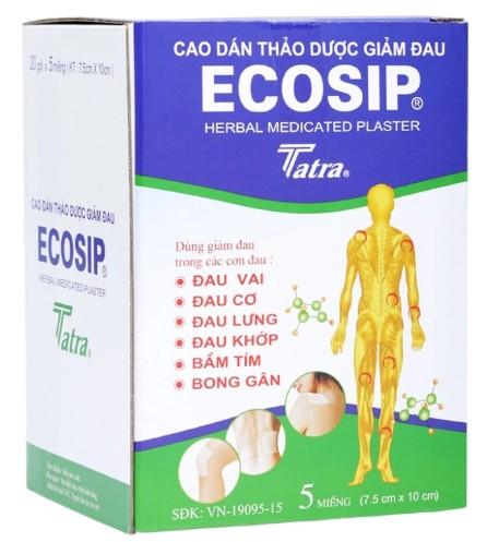 6004. Ecosip - [Thùng 30 Hộp; Hộp 20 Gói; Gói 5 Miếng] Thiên Ân - Tatra