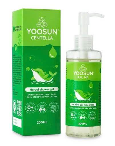6009. Gel tắm gội Yoosun rau má - [Thùng 36 Hộp; Hộp 1 Chai; Chai 200 Ml] Đại Bắc - Việt Nam