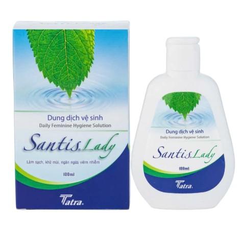 6022. Santis Lady - (Nước tinh khiết + SLES + Cocamidopropyl betain + Propylen Glycol + Polysor-bat 20 + Peg Distearate + Olive oil + Menthol + Fragance + Natri clorid + Triclosan + Vitamin E) - [Thùng 100 chai; chai 100 ml] Thiên Ân-Tatra - Việt Nam