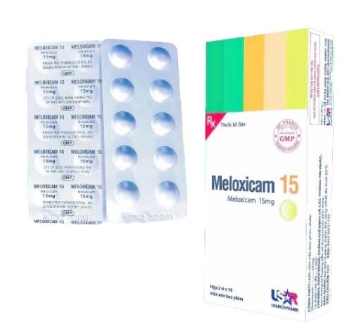 6034. Meloxicam 15 - (Meloxicam 15mg) - [Thùng 600 Hộp; Hộp 2 Vỉ; Vỉ 10 Viên] Pp.pharco - Việt Nam