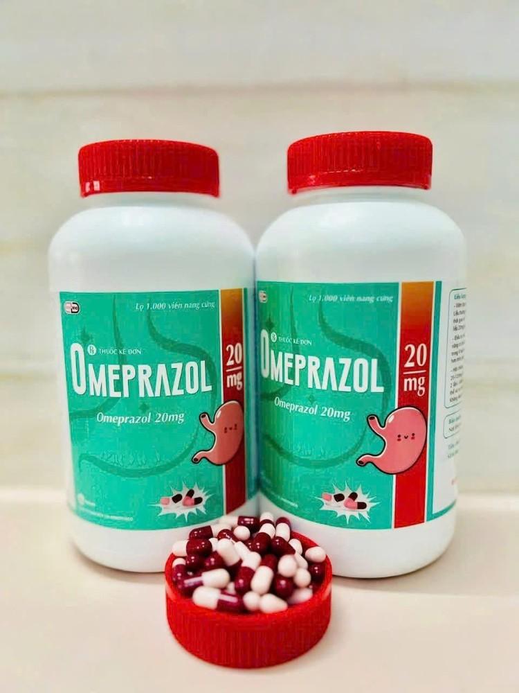 5005. Omeprazol 20Mg - (Omeprazol 20mg) - [Thùng 36 Chai; Chai 1000 Viên] Armephaco - Việt Nam