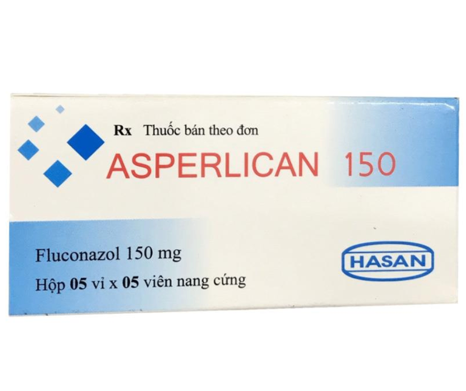 2112. Asperlican 150 - (Fluconazol 150mg) - [Thùng 240 Hộp; Hộp 5 Vỉ; Vỉ 5 Viên] Hasan - Việt Nam