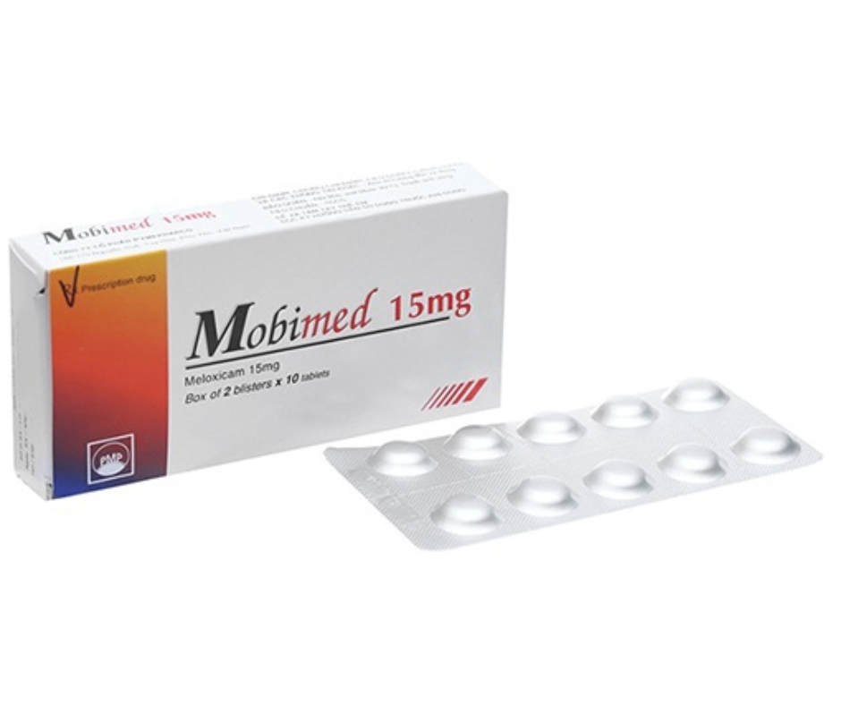 2823. Mobimed 15Mg (Tđsh Với Mobic) - (Meloxicam 15mg) - [Thùng 168 hộp; hộp 2 vỉ; vỉ 10 viên] Pymepharco - Việt Nam