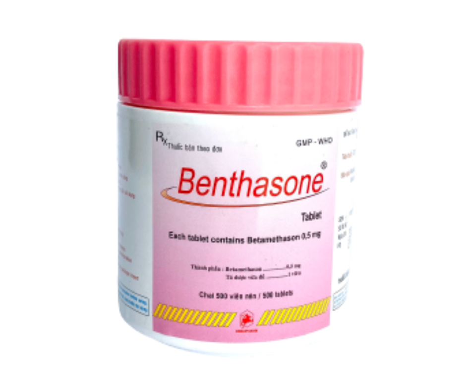 3006. Bethasone - (Bethamethasone 0.5mg) - [Thùng 48 Chai; Chai 500 Viên] Đồng Nai - Việt Nam