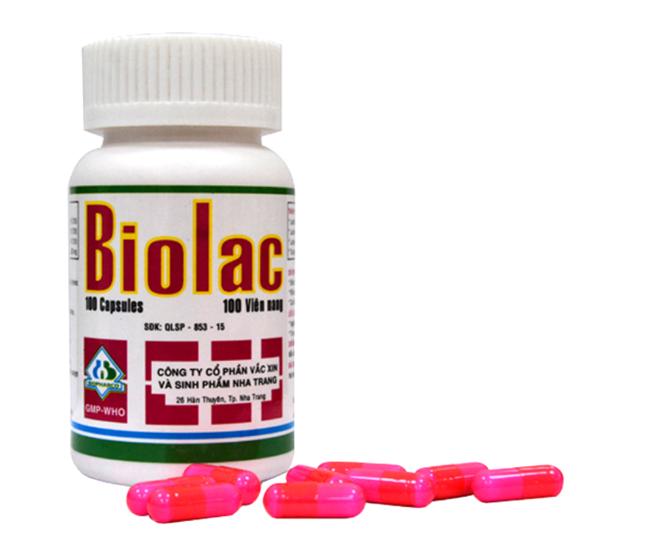 3242. Biolac 500Mg - [Thùng 90 Lọ; Lọ 100 Viên] Biopharco - Việt Nam