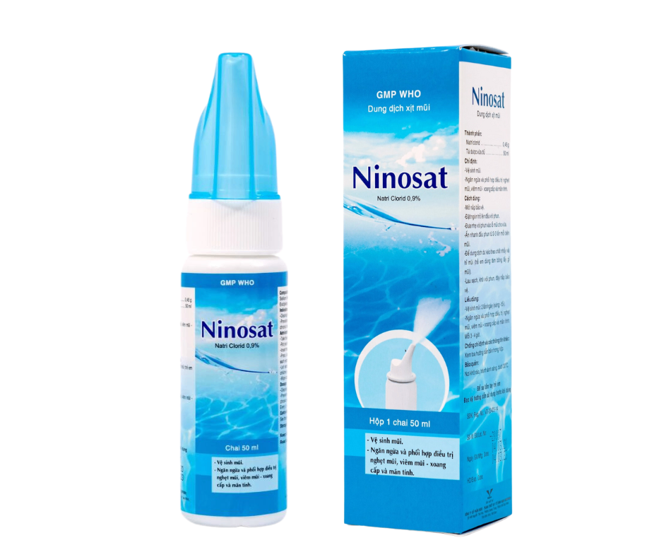 3411. Ninosat - [Thùng 96 lọ; lọ 1 hộp; hộp 50 ml] Bidiphar - Việt Nam