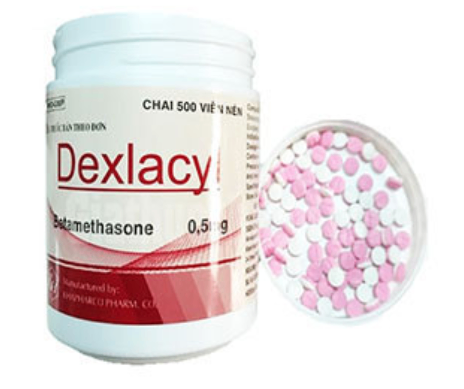 3670. Dexlacyl - (Betamethason 0.5mg) - [Thùng 92 Hũ; Hũ 500 Viên] Khánh Hòa - Việt Nam