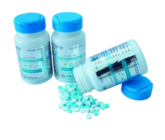 5017. Prednisolon - (Prednisolon 5mg) - [Thùng 100 chai; chai 500 viên] Khánh Hòa - Việt Nam