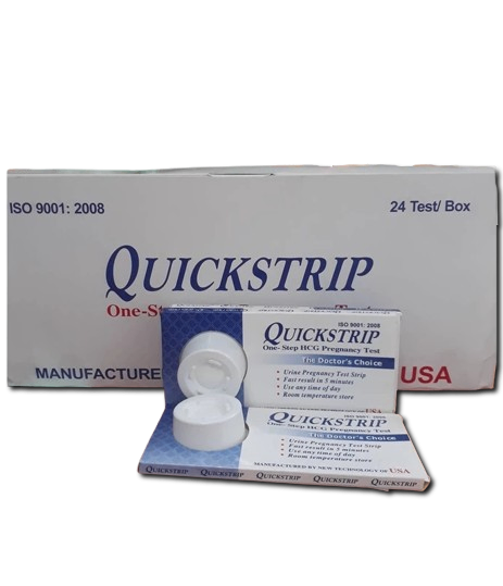 4910. Que Thử Thai Quickstrip - [Thùng 40 hộp; hộp 24 que] An Phú - Việt Nam