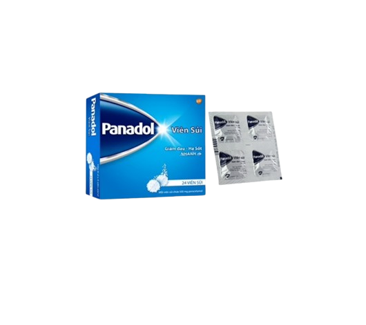 4499. Panadol Viên Sủi - (Paracetamol 500mg) - [Thùng 100 Hộp; Hộp 6 Vỉ; Vỉ 4 Viên] Glaxosmithkline Dungarvan Limited - Australia