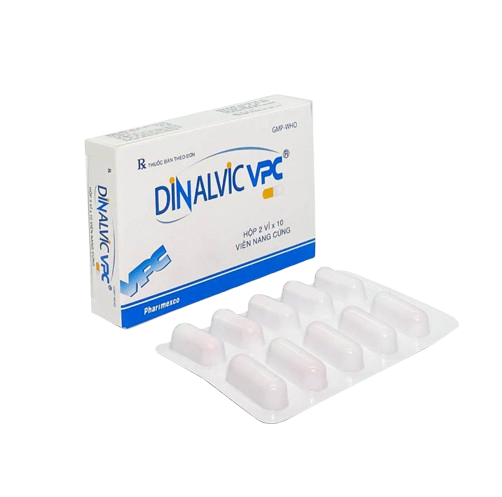 5145. (KSĐB) Dinalvic Vpc - (Tramadol HCl 37.5mg + Paracetamol 325mg) - [Thùng 200 Hộp; Hộp 2 Vỉ; Vỉ 10 Viên] Cửu Long - Việt Nam