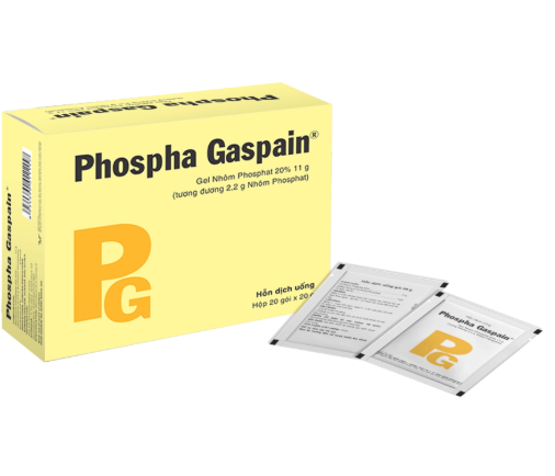 5316. Phospha Gaspain - (Gel nhôm phosphat 20% 12.38g) - [Thùng 48 Hộp ...